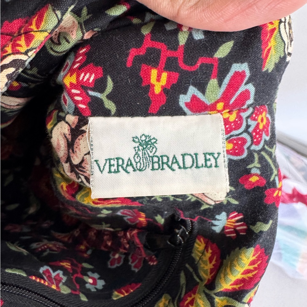 Vera Bradley Bag Floral Quilted Crossbody Foldover Snap - Picture 13 of 15